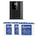 Microtek Inverter UPS JM SW 3750 / 36V with Dura STRONG M1603624TT NEW 160Ah Battery